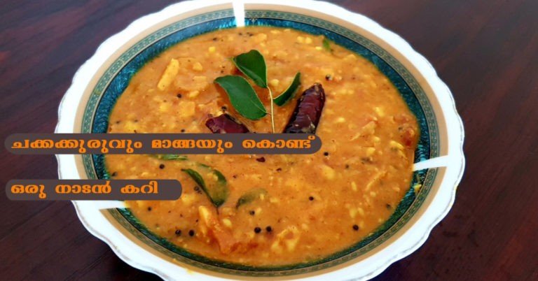 Jackfruit seeds mango curry