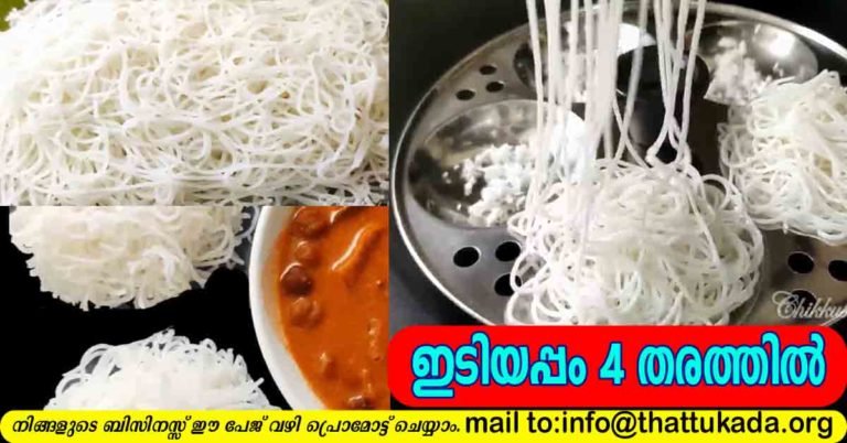Idiyappam ( 4 types)