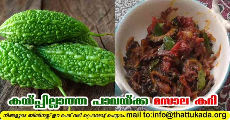 Bitter gourd masala curry