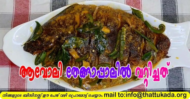 Aavoli fish in coconut milk