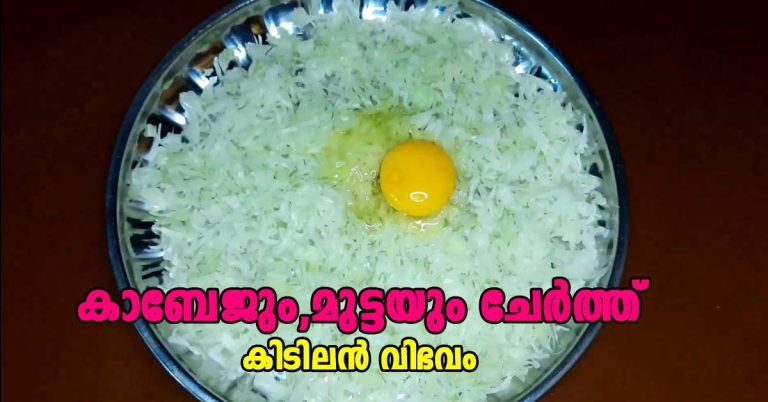 Cabbage egg snack