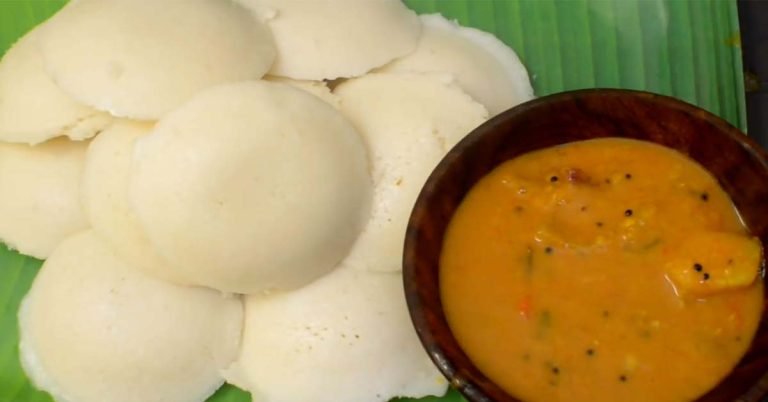 Soft Idli and Special Tiffin Sambar
