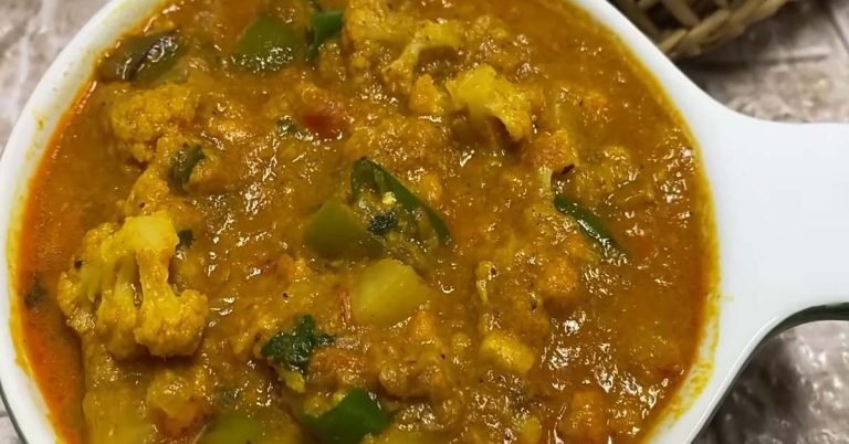 Cauliflower masala curry
