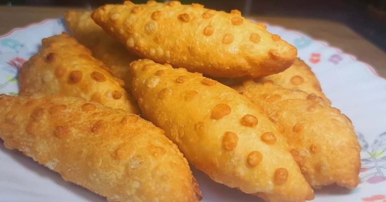 Potato filled snack