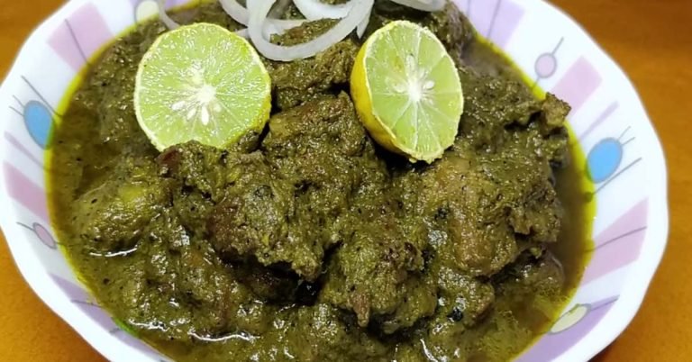 Green Chilly Beef Masala