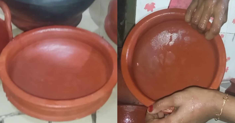 Seasoning of clay pot