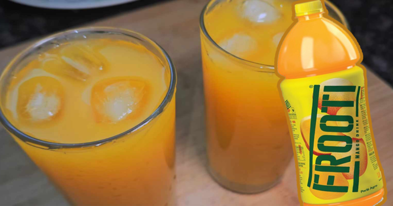 Home made mango frooti