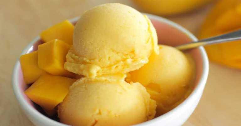 Mango ice cream