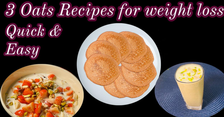Weightloss recipes with oats