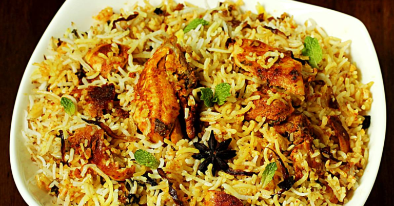 Easy chicken biriyani