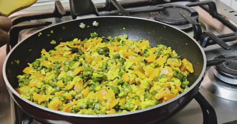 Carrot beans thoran